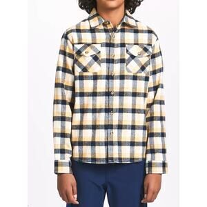 Sovereign Code Little Boys Soft Plaid Flannel Button-Up Shirt Size M